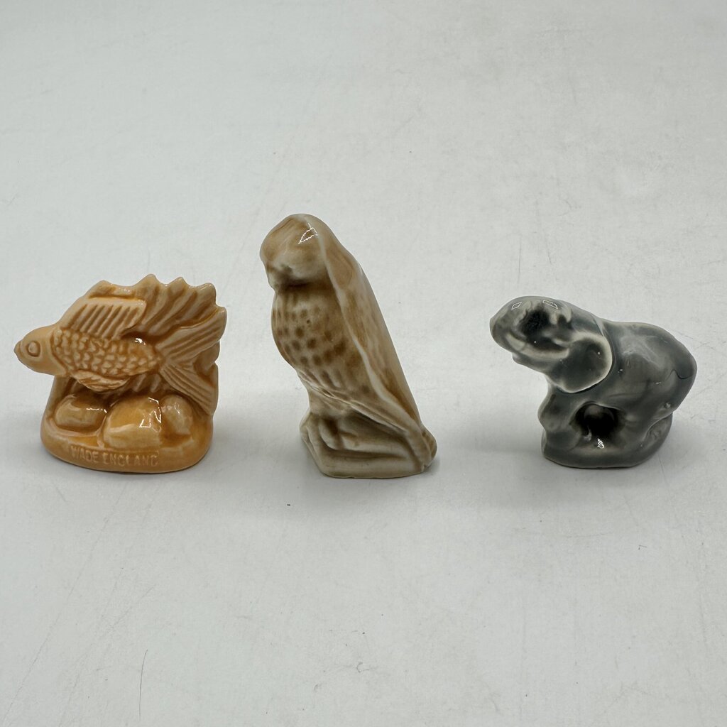 Lot of 24 Wade Whimsies Porcelain Animal Figurines Rose Tea England Duplicates /cb