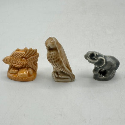 Lot of 24 Wade Whimsies Porcelain Animal Figurines Rose Tea England Duplicates /cb