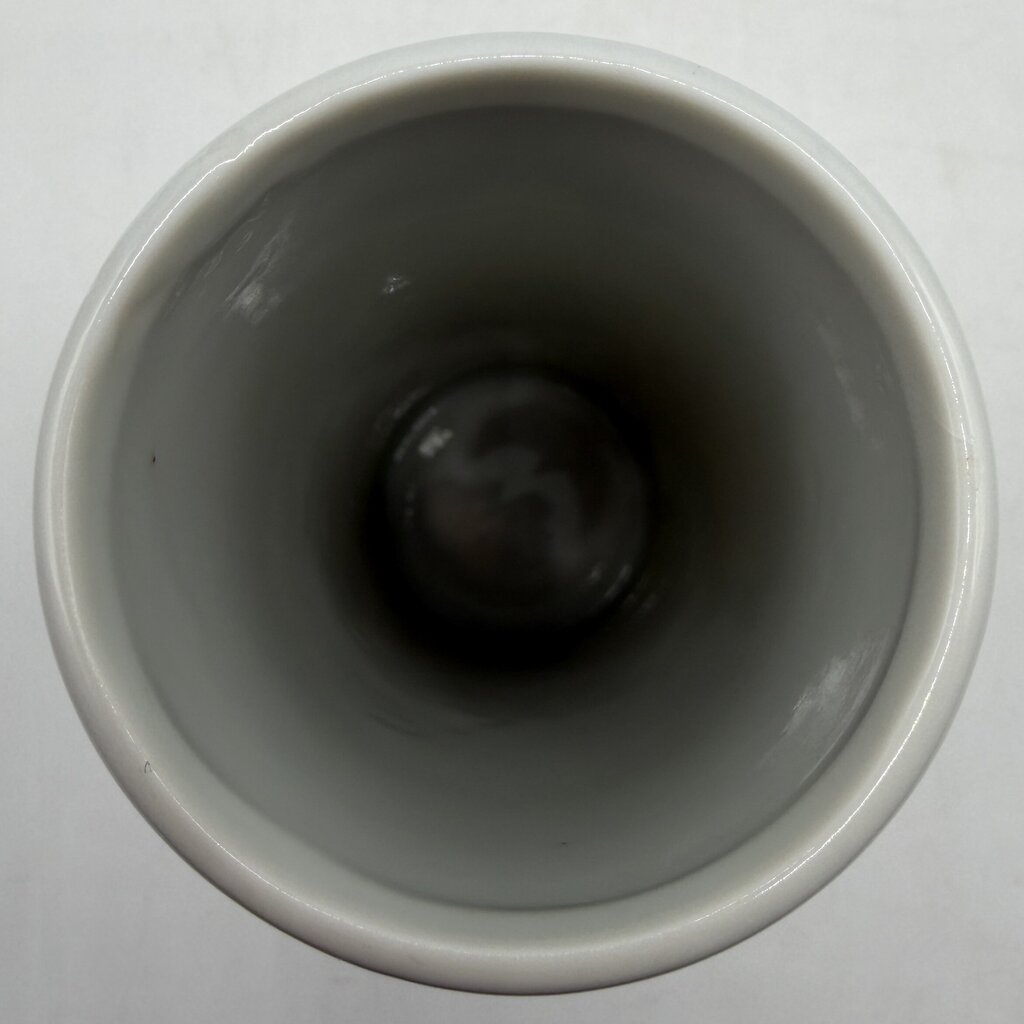 Vintage Takahashi San Francisco Blue & White Floral 6 1/2” Bud Vase /cb