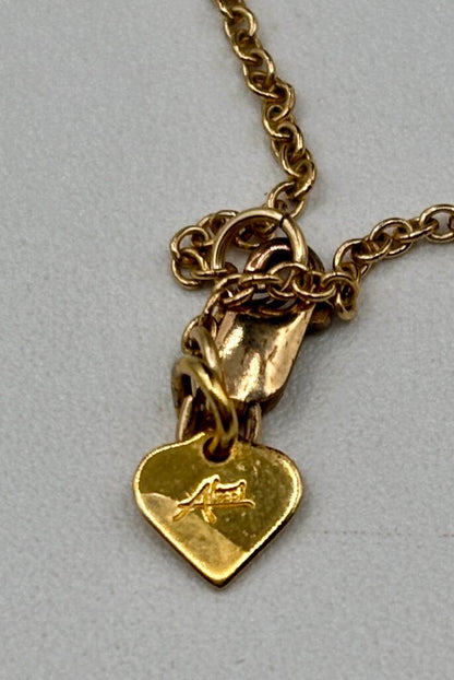 Mother of Pearl Disc Necklace Alessi /j