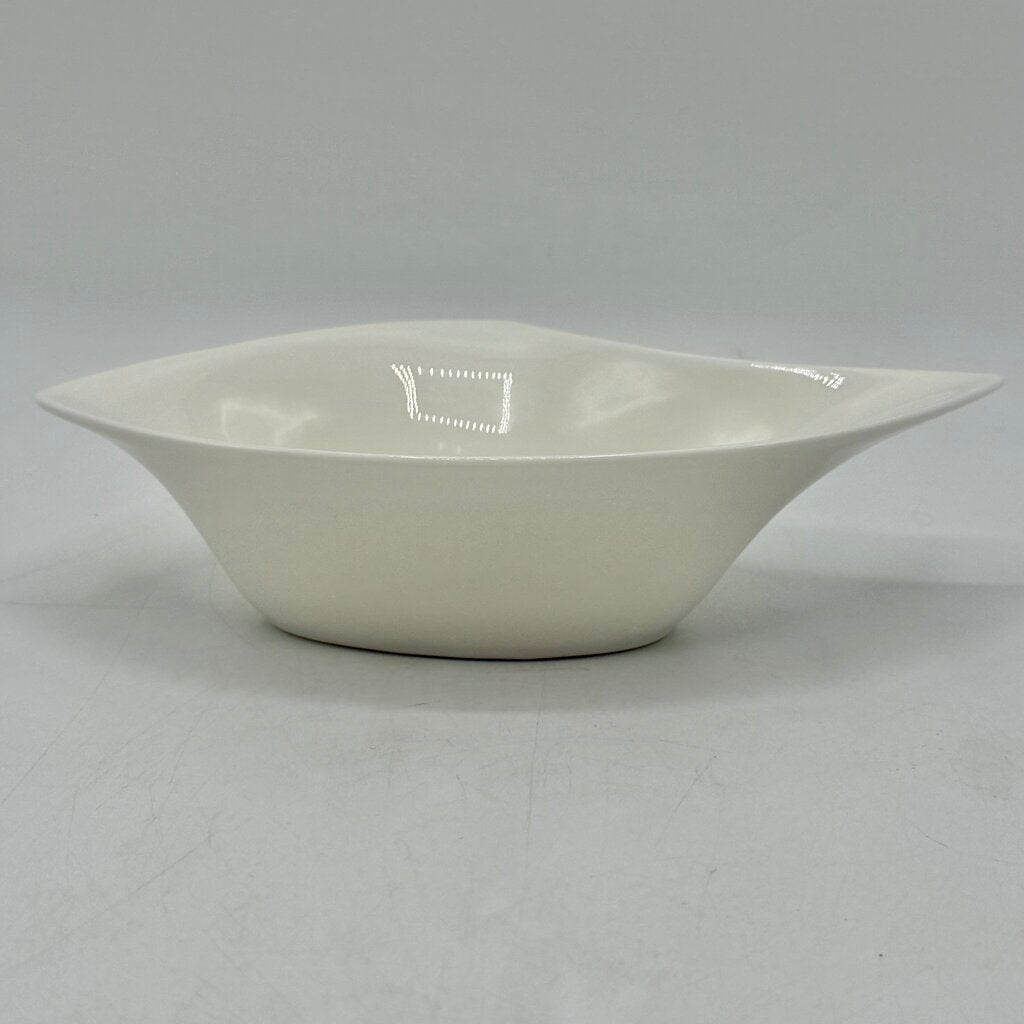 Set of 4 Deagourmet Foodesign White Porcelain Contemporary Dessert/Sauce Bowls Designed In Italy /cb