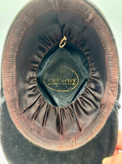 Equestrian Boltaron Safety Crown Velvet Hard Riding Helmet /j