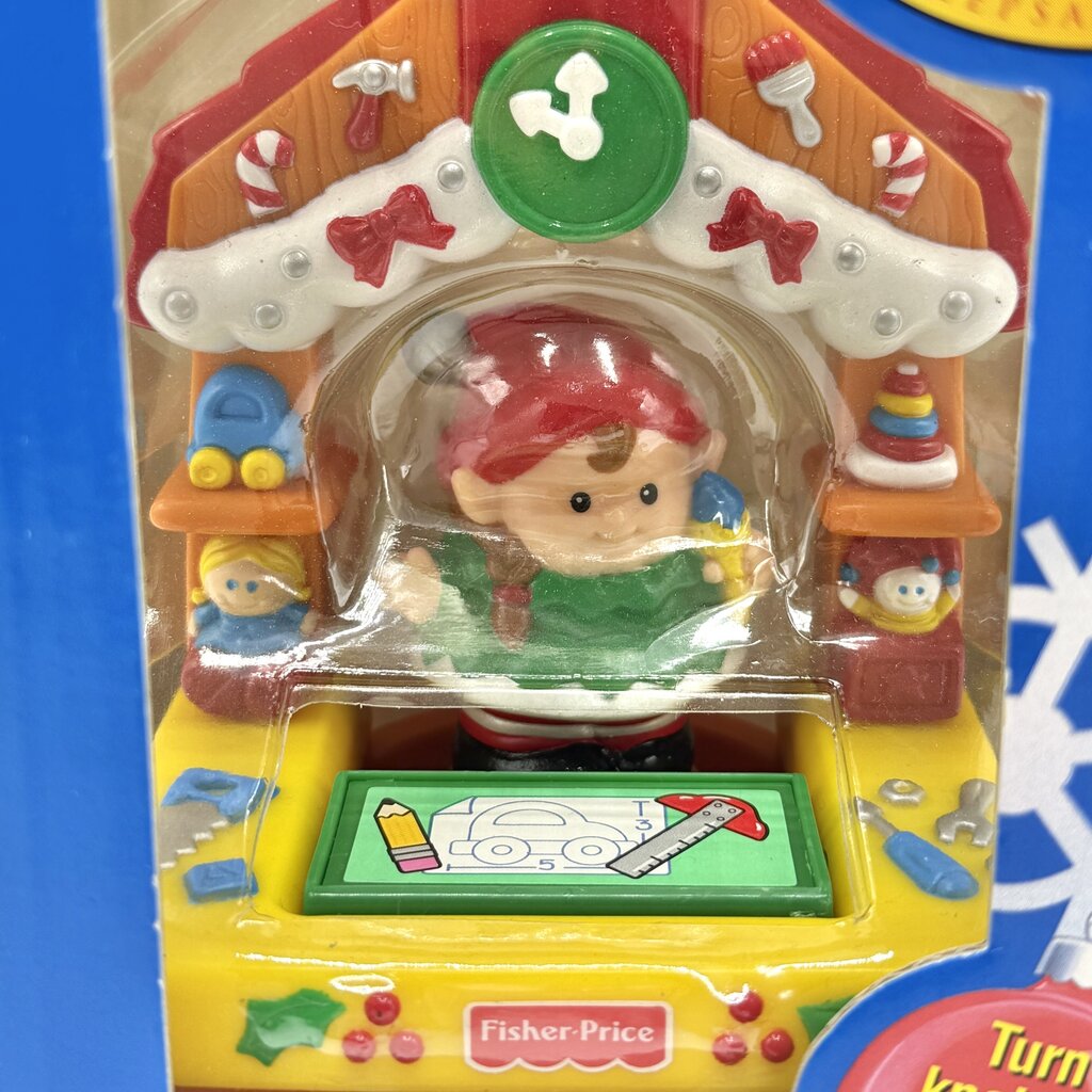 1999 Fisher Price Little People Christmas Eve Keepsake Ornament NIB /cb