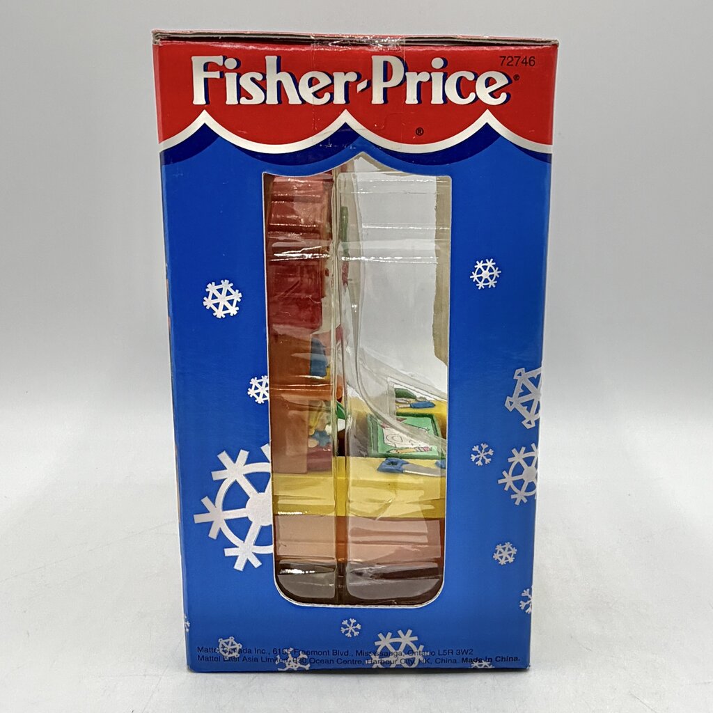1999 Fisher Price Little People Christmas Eve Keepsake Ornament NIB /cb