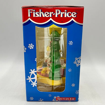 1999 Fisher Price Little People Christmas Morning Keepsake Ornament NIB /cb