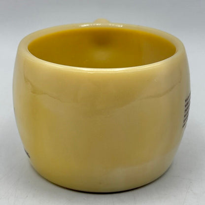 Vintage 1940s Seaforth Heather ‘n Fern Custard Glass Shaving Mug /cb