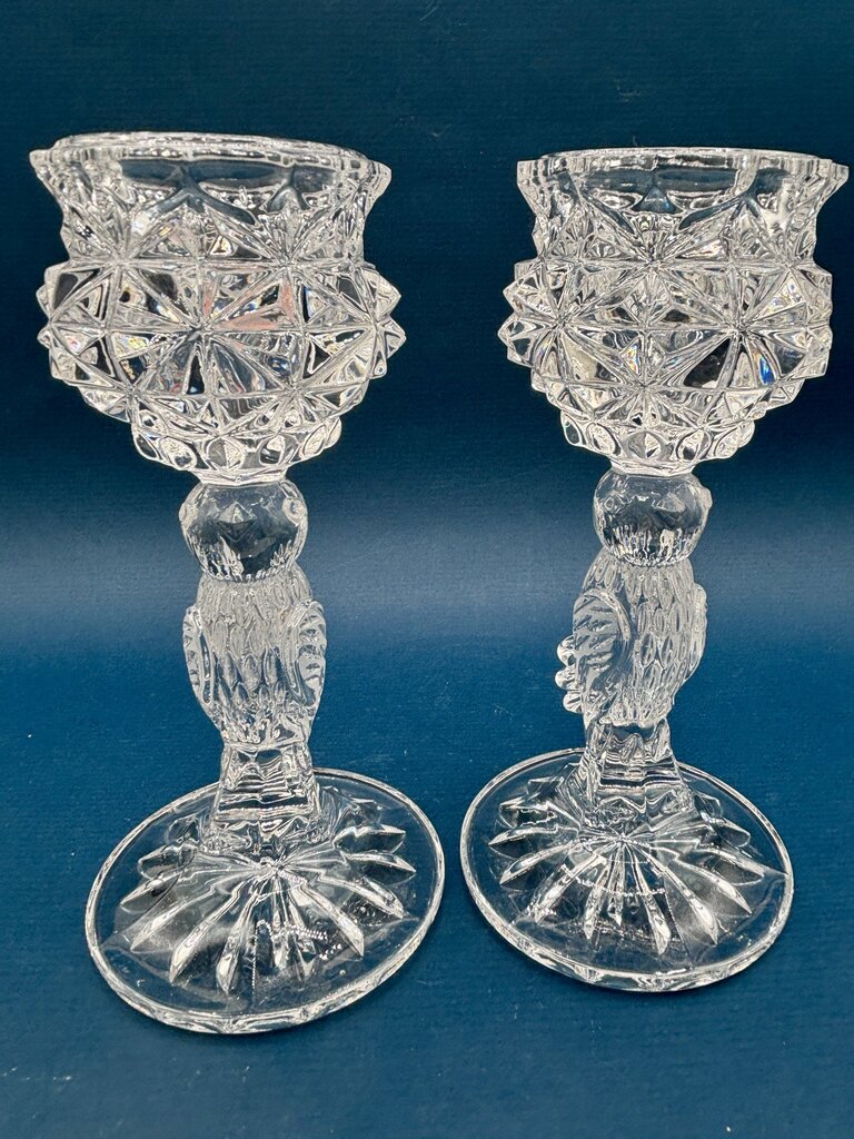 Pr of Vtg Hofbauer Byrdes Candle Stick Holder /j