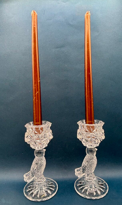 Pr of Vtg Hofbauer Byrdes Candle Stick Holder /j