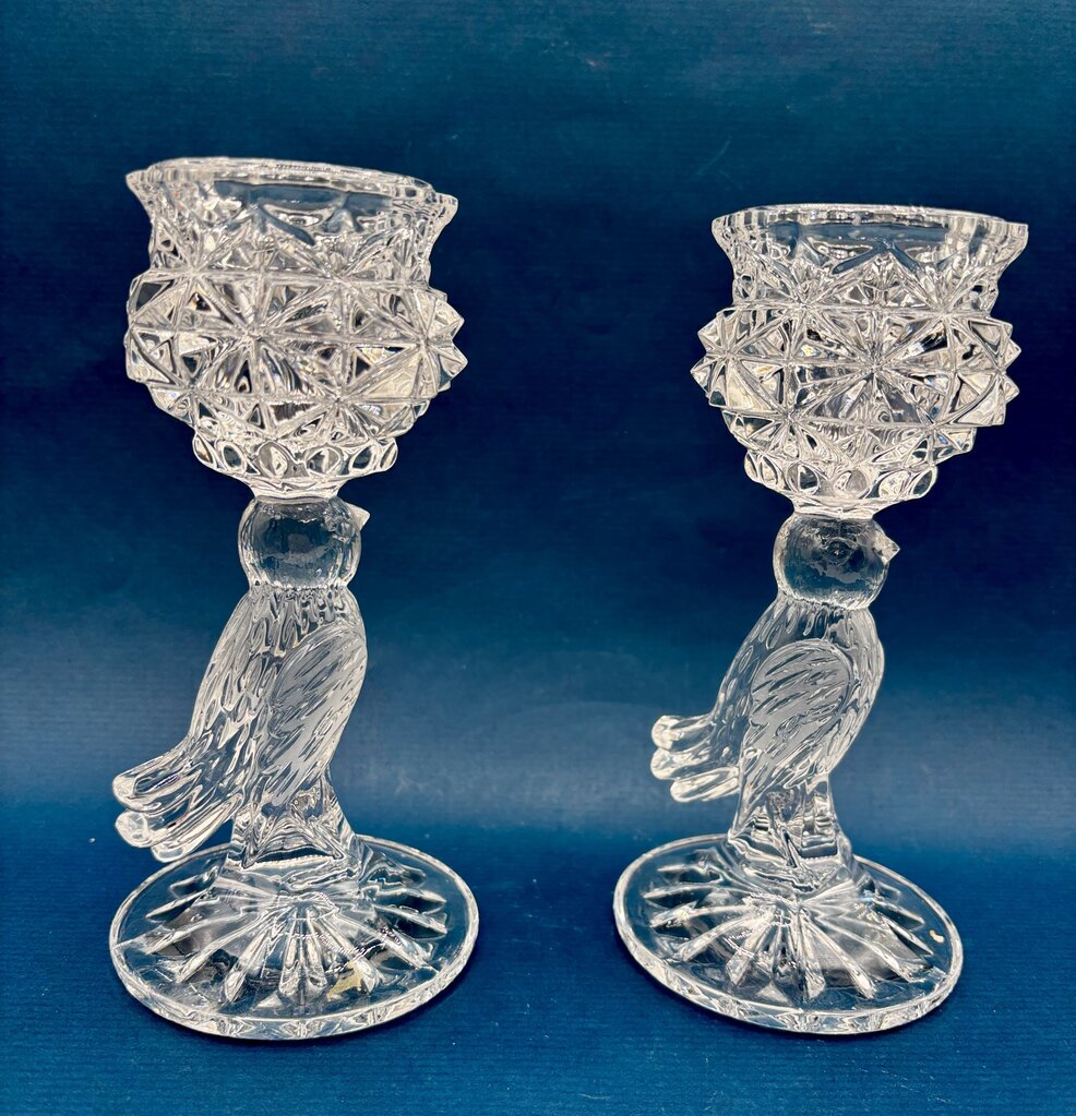 Pr of Vtg Hofbauer Byrdes Candle Stick Holder /j