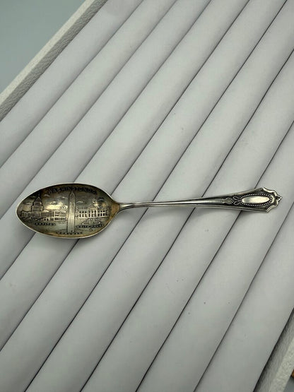 Antique Sterling Silver Souvenir Spoon Washington D.C. 12 gr /ro