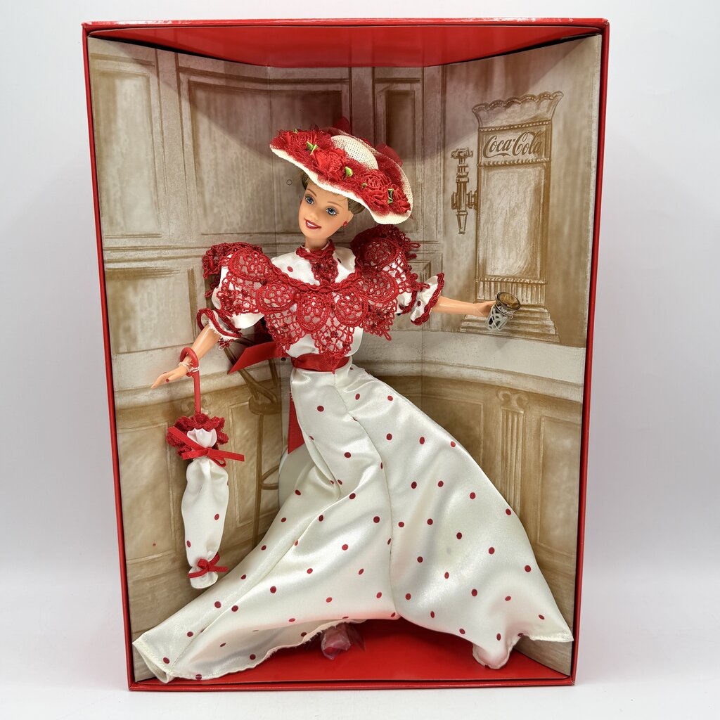 Vintage Mattel 1996 Soda Fountain Sweetheart Barbie Coca Cola Fashion Classic Series in Box /cb
