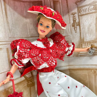 Vintage Mattel 1996 Soda Fountain Sweetheart Barbie Coca Cola Fashion Classic Series in Box /cb