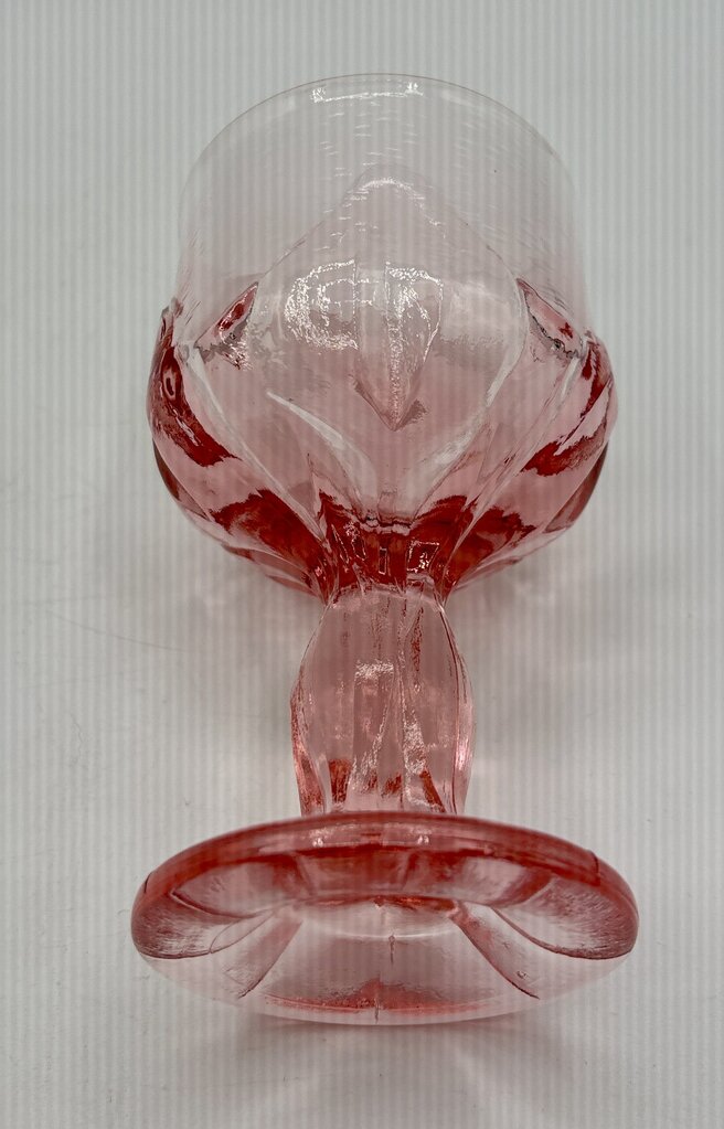 Set of 4 Tiffin Franciscan Cabaret Pink Water Goblets /j