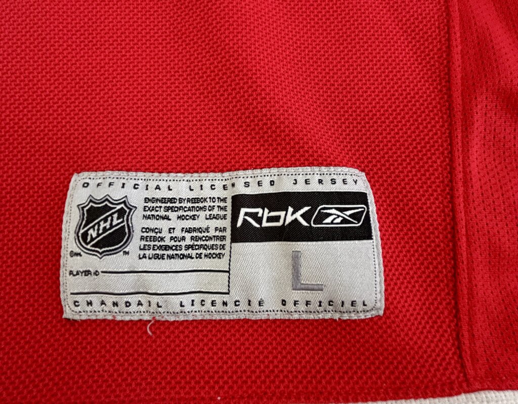 Vtg. Redwings Fan Jersey Reebok Sz. L /j