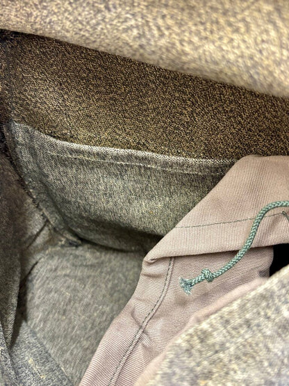 Vtg. Swiss/East German (?) Military Gas Mask Bag /j