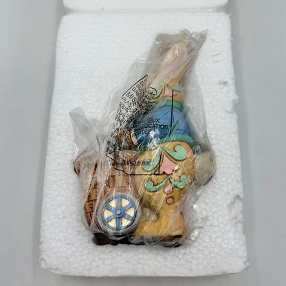 Jim Shore Heartwood Creek 2019 “Eggs For Everybunny” Pint Size Bunny Pushing Easter Egg Cart Figurine /cb
