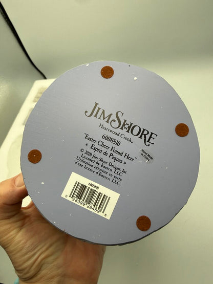 Jim Shore "Easter Cheer Found Here" 17th Annual Set Easter Basket #6008810 /rw