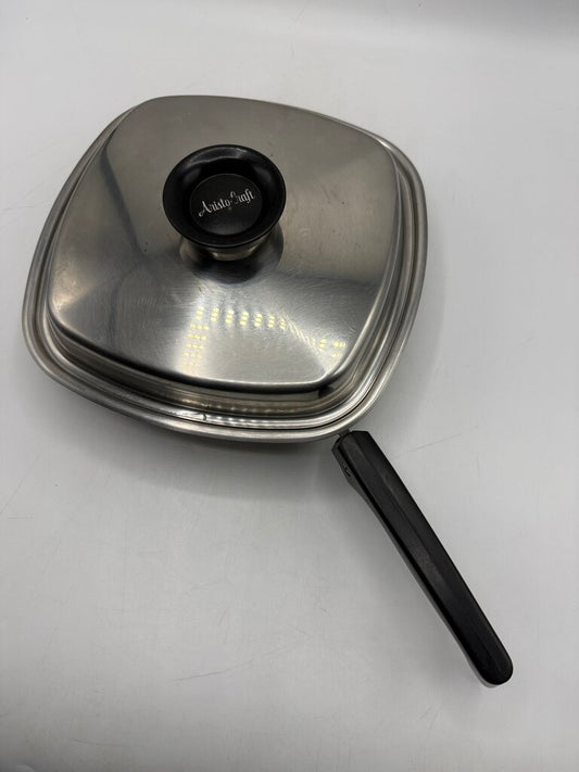 Vintage Aristo-Craft Stainless Steel Pan 8.5” w/lid /rw