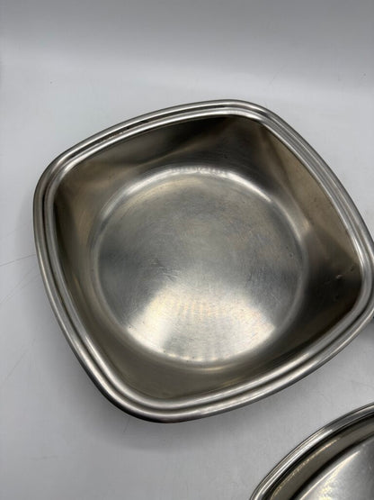 Vintage Aristo-Craft Stainless Steel Pan 8.5” w/lid /rw