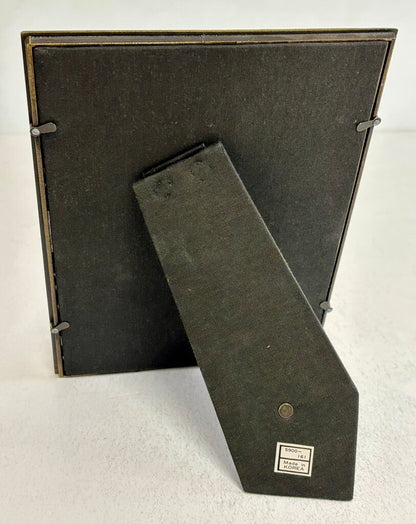 Antique Brass Filigree Table Top Frame w/ Antique Photo /j