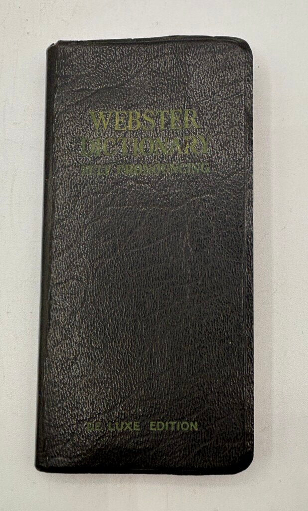 Set of 3 Webster Pocket Dictionaries Vtg. /j