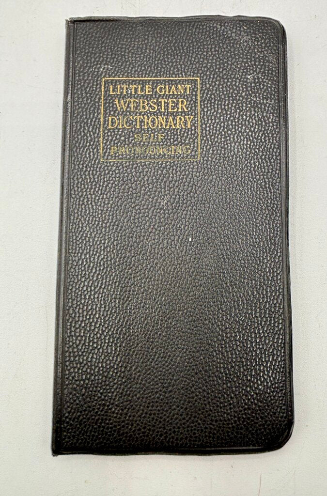 Set of 3 Webster Pocket Dictionaries Vtg. /j