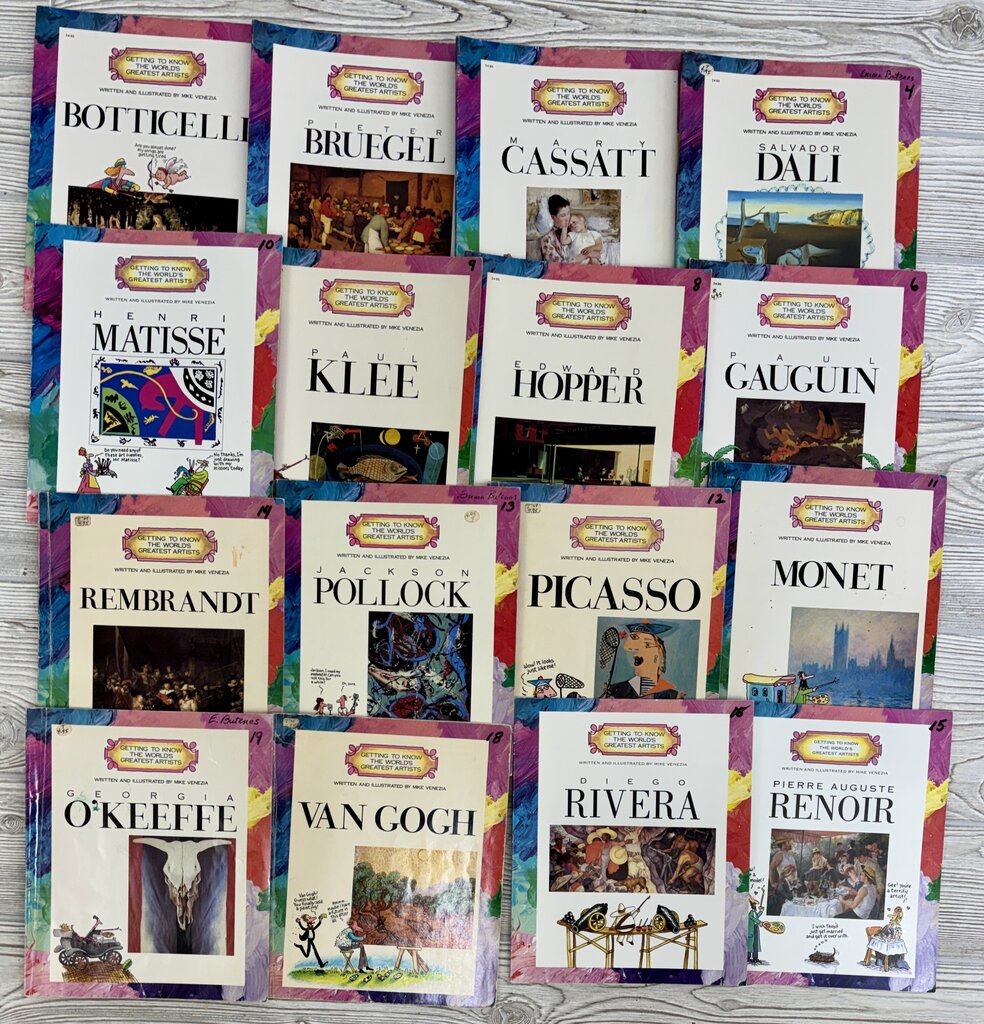 Set of 16 Getting to Know the World’s Greatest Artists /j