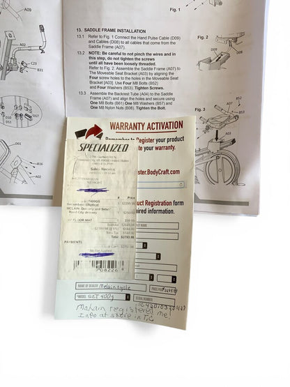 Bodycraft Seated Elliptical