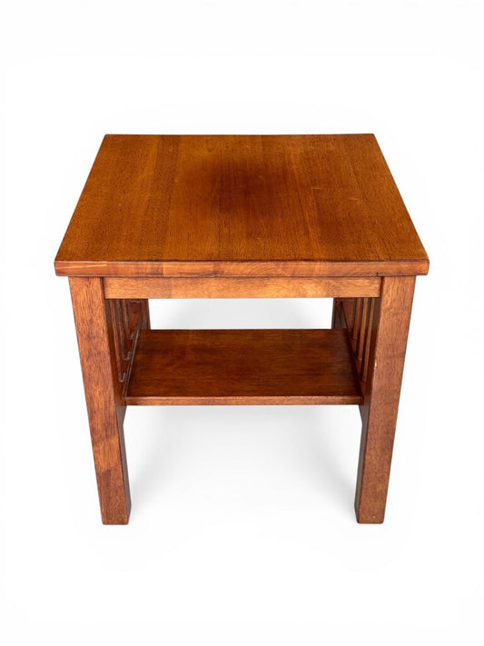 Square Wood Side Table