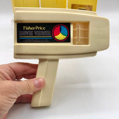 1976 Fisher Price Movie Viewer w/ 5ea 8mm Film Cartridges /b