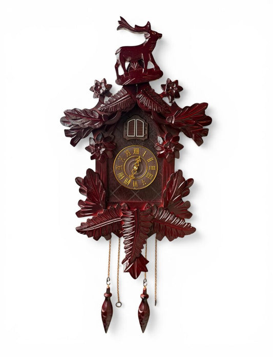 Red Wood Cuckoo Clock (NOT TESTED)