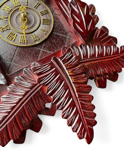 Red Wood Cuckoo Clock (NOT TESTED)