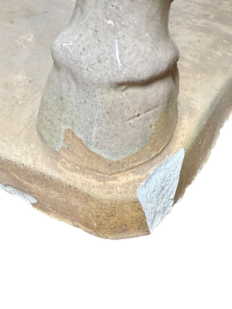VTG Glazed Terracotta Horse Sculpture (HAS DAMAGE)