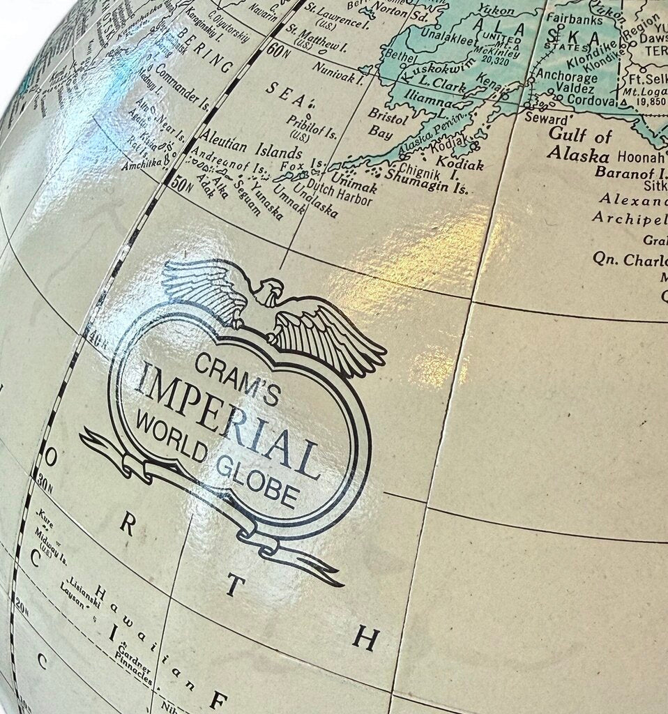 Vintage Crams Imperial World Globe