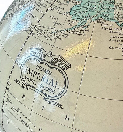 Vintage Crams Imperial World Globe