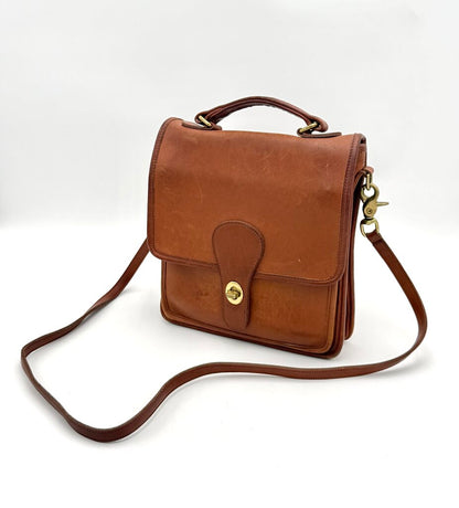 VTG Coach Brown Leather Satchel Bag