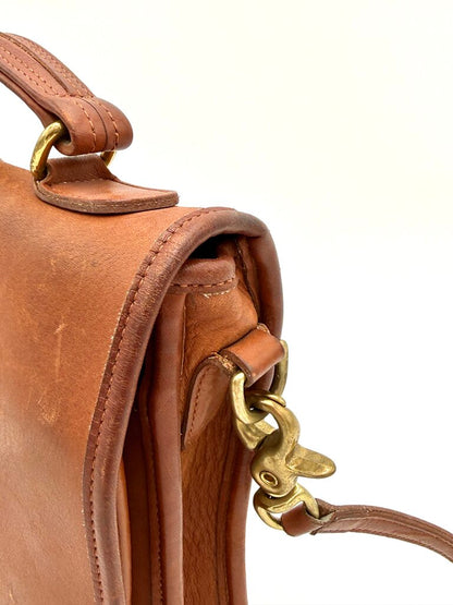 VTG Coach Brown Leather Satchel Bag