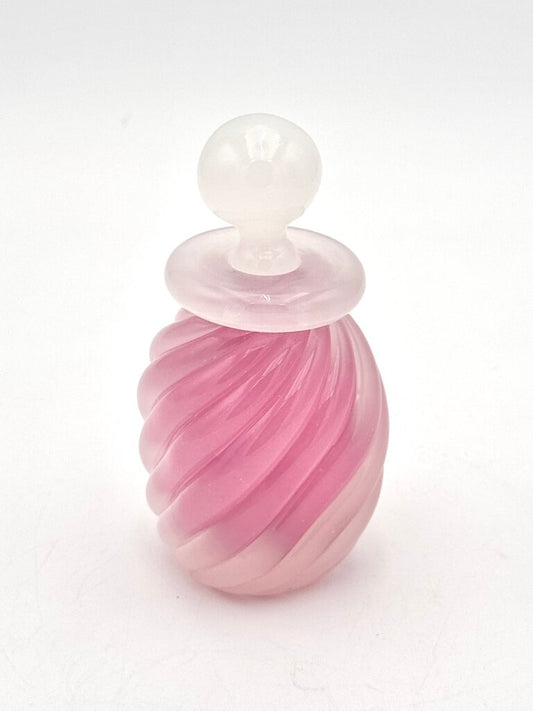VTG Seguso Murano Italian Pink Perfume Bottle