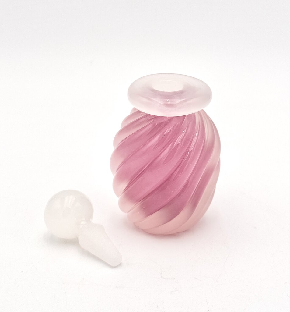 VTG Seguso Murano Italian Pink Perfume Bottle