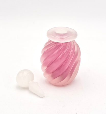 VTG Seguso Murano Italian Pink Perfume Bottle