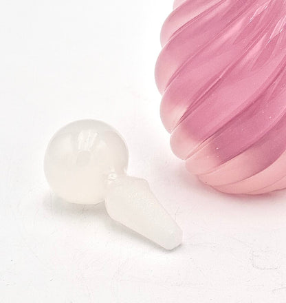 VTG Seguso Murano Italian Pink Perfume Bottle