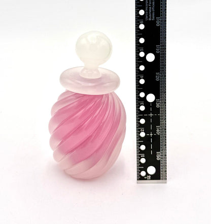 VTG Seguso Murano Italian Pink Perfume Bottle