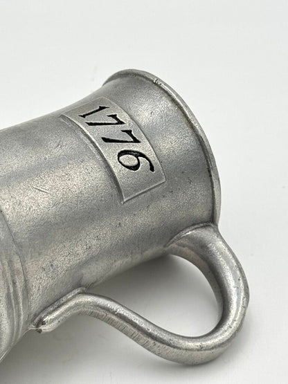 VTG 1776 Pewter Beer Mug