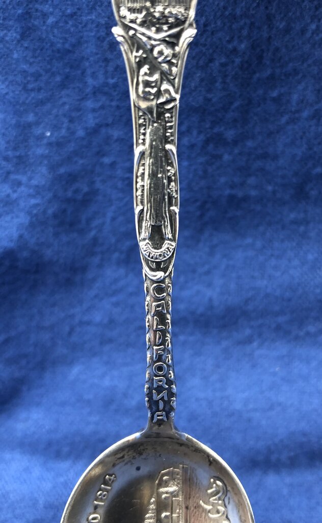 Antique Joseph Mayer & Bros. Sterling Silver California Souvenir Spoon /b
