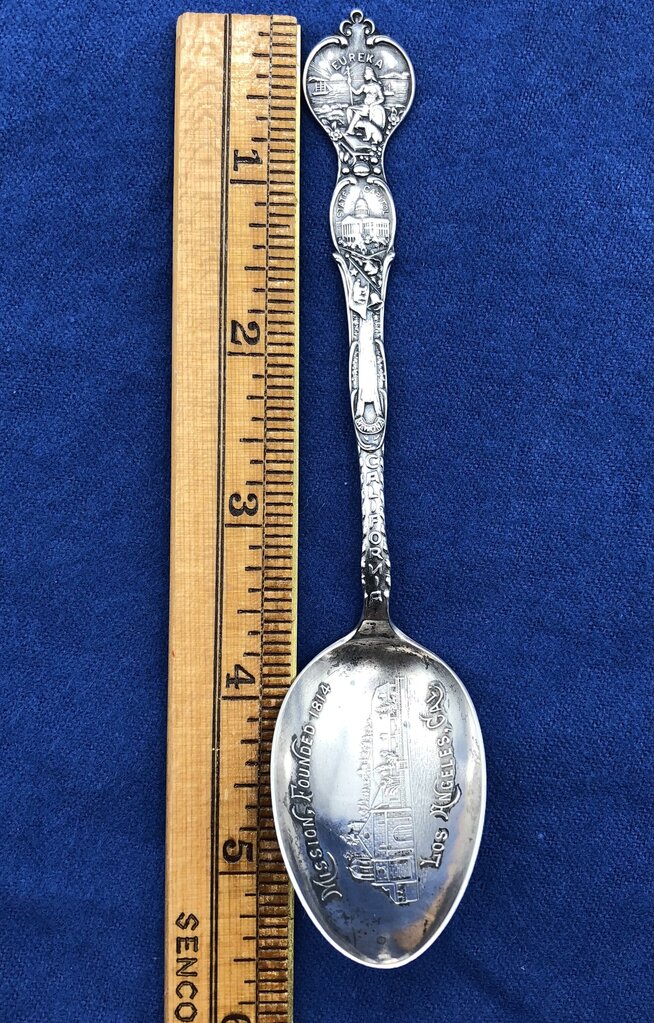 Antique Joseph Mayer & Bros. Sterling Silver California Souvenir Spoon /b