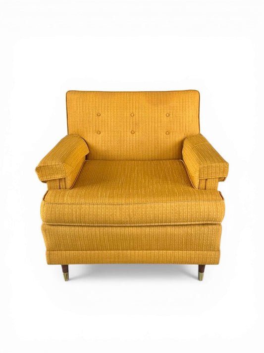 MCM Mustard Upholstered Chair