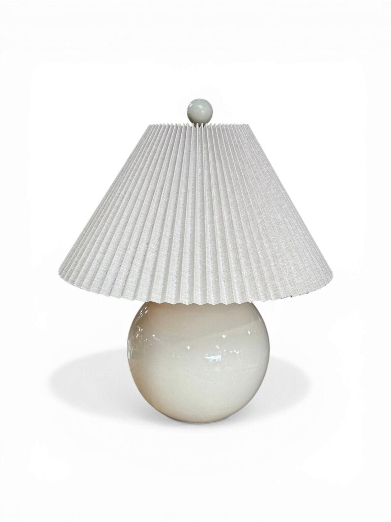 VTG Post-Modern Ceramic Sphere Lamp (WORKS)