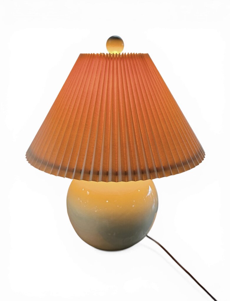VTG Post-Modern Ceramic Sphere Lamp (WORKS)
