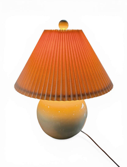 VTG Post-Modern Ceramic Sphere Lamp (WORKS)