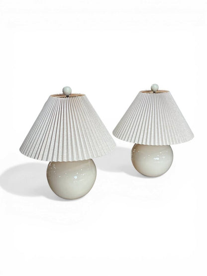 VTG Post-Modern Ceramic Sphere Lamp (WORKS)